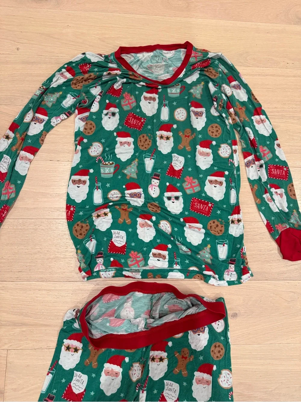 Little Sleepies Kids Christmas Santa Pajama Set